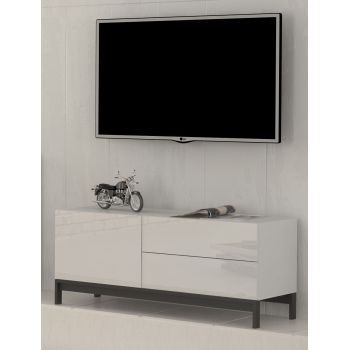Mobiletto TV Teodor 1A/2C+ White 2