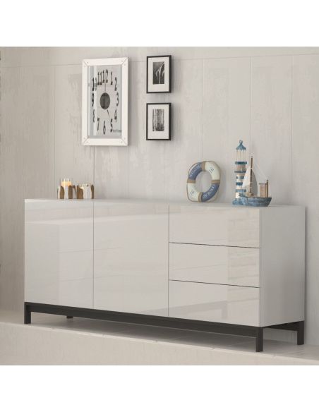 Mobile porta TV Teodor 2A/3C+ White