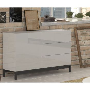 Mobiletto porta TV Teodor 1A/3C+ White 2