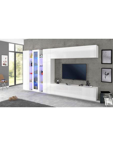 Parete attrezzata moderna Brody A