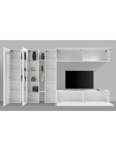 Parete attrezzata moderna Brody A