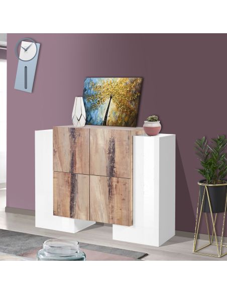 Credenza alta design moderno Kevin H2A/4A WM