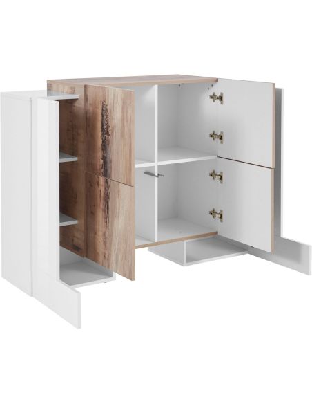 Credenza alta design moderno Kevin H2A/4A WM