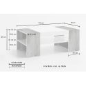 Tavolino da soggiorno design moderno Gully WC