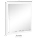 Specchio da parete moderno Bonny 60 White