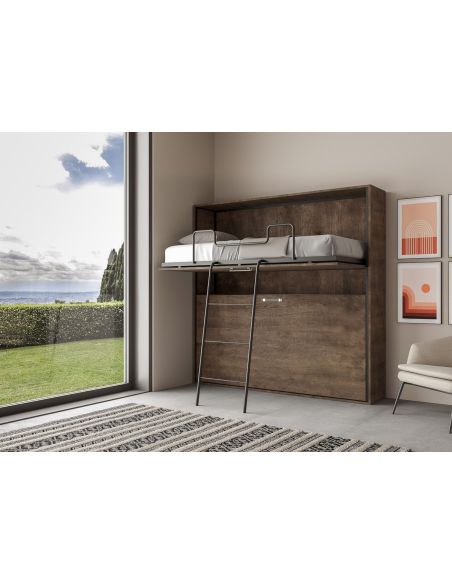 Letto a castello a scomparsa moderno Auda