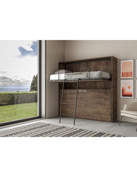 Letto a castello a scomparsa moderno Auda
