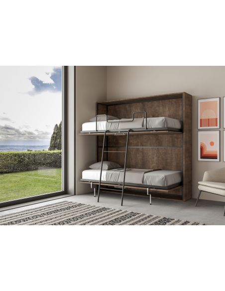 Letto a castello a scomparsa moderno Auda