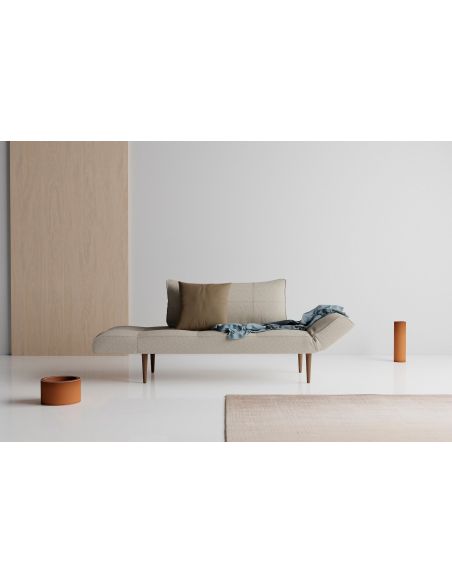 Divano letto singolo per camera ospiti con materasso a molle Zeal Divano letto singolo per camera ospiti con materasso a molle Zeal