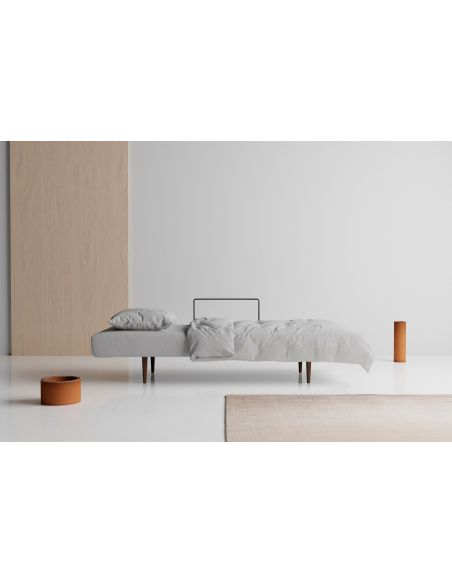 Divano letto singolo per camera ospiti con materasso a molle Zeal Divano letto singolo per camera ospiti con materasso a molle Zeal