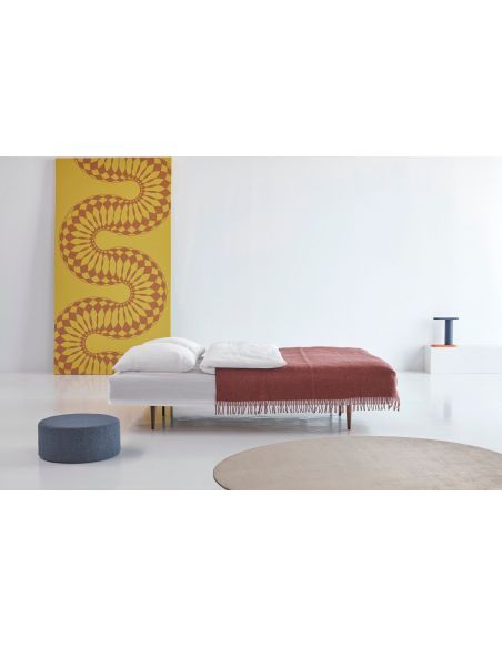 Divano letto matrimoniale a due posti trasformabile 200 cm Recast - 536 Bouclé Ochre