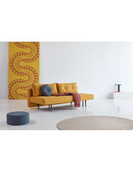 Divano letto matrimoniale a due posti trasformabile 200 cm Recast - 536 Bouclé Ochre
