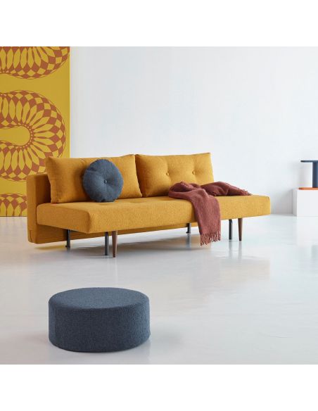 Divano letto matrimoniale a due posti trasformabile 200 cm Recast - 536 Bouclé Ochre