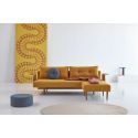 Divano letto Recast con braccioli a due posti - 536 Bouclé Ochre