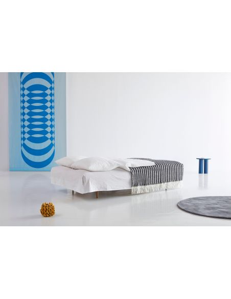 Divano letto design moderno in tessuto materasso a molle 200 cm Unfurl - 536 Bouclé Ochre Divano letto design moderno in tessuto materasso a molle 200 cm Unfurl - 536 Bouclé Ochre