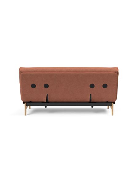 Divano letto matrimoniale regolabile inclinabile 140x200 cm Aslak - 301 Weda Rust