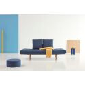 Divano letto singolo lettino salvaspazio 80x200 cm Rollo - 537 Bouclé Blue