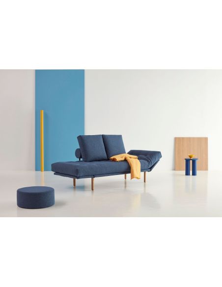 Divano letto singolo lettino salvaspazio 80x200 cm Rollo - 537 Bouclé Blue Divano letto singolo lettino salvaspazio 80x200 cm Rollo - 537 Bouclé Blue