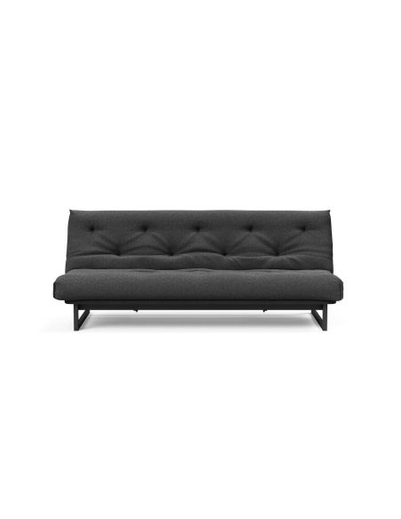 Fraction 120 divano letto ad una piazza e mezza uso frequente 120x200 cm - 529 Bouclé Charcoal Fraction 120 divano letto ad una piazza e mezza uso frequente 120x200 cm - 529 Bouclé Charcoal