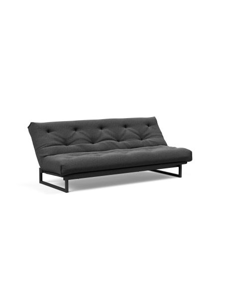 Fraction 120 divano letto ad una piazza e mezza uso frequente 120x200 cm - 529 Bouclé Charcoal Fraction 120 divano letto ad una piazza e mezza uso frequente 120x200 cm - 529 Bouclé Charcoal