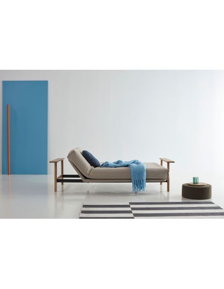 Divano letto Balder sfoderabile uso quotidiano - 539 Bouclé Beige