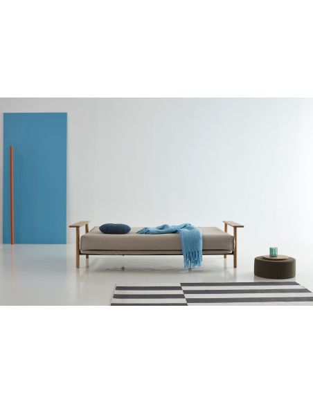 Divano letto Balder sfoderabile uso quotidiano - 539 Bouclé Beige