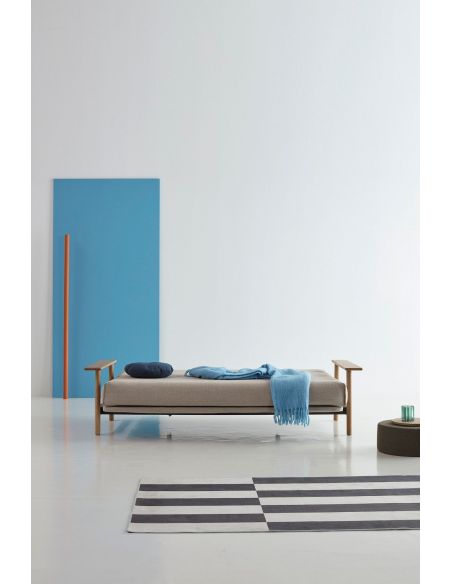 Divano letto Balder sfoderabile uso quotidiano - 539 Bouclé Beige