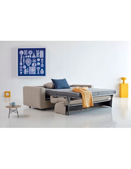 Divano letto una piazza e mezza o matrimoniale Killian - 539 Bouclé Beige Divano letto una piazza e mezza o matrimoniale Killian - 539 Bouclé Beige