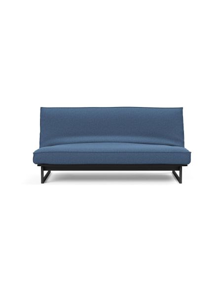 Divano letto matrimoniale sfoderabile Fraction 140 - 537 Bouclé Blue Divano letto matrimoniale sfoderabile Fraction 140 - 537 Bouclé Blue