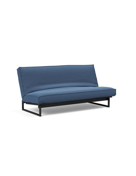 Divano letto matrimoniale sfoderabile Fraction 140 - 537 Bouclé Blue