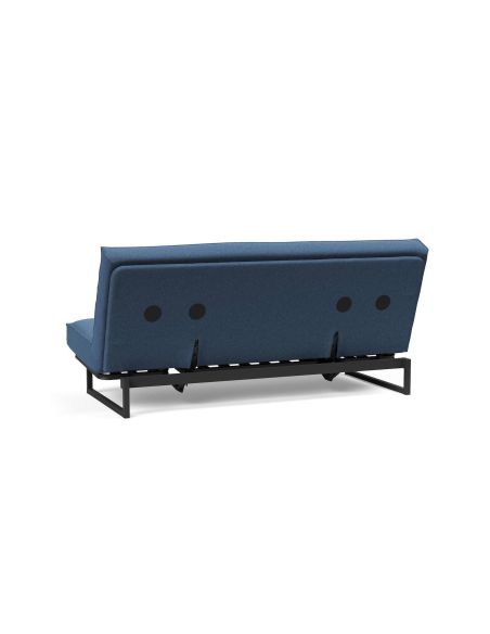 Divano letto matrimoniale sfoderabile Fraction 140 - 537 Bouclé Blue