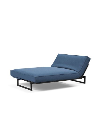 Divano letto matrimoniale sfoderabile Fraction 140 - 537 Bouclé Blue
