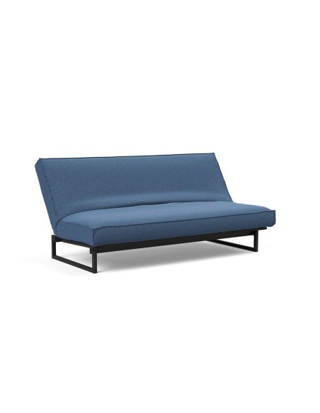 Divano letto matrimoniale sfoderabile Fraction 140 - 537 Bouclé Blue