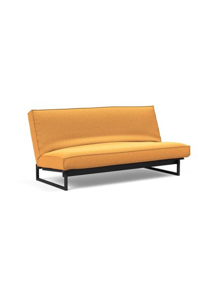 Divano letto matrimoniale sfoderabile Fraction 140 - 536 Bouclé Ochre