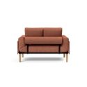 Divano letto singolo sfoderabile Rollo - 301 Weda Rust