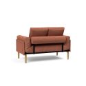 Divano letto singolo sfoderabile Rollo - 301 Weda Rust