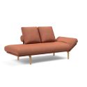 Divano letto singolo sfoderabile Rollo - 301 Weda Rust