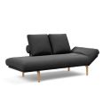 Divano letto singolo sfoderabile Rollo - 529 Bouclé Charcoal