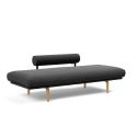 Divano letto singolo sfoderabile Rollo - 529 Bouclé Charcoal
