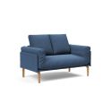 Divano letto singolo sfoderabile Rollo - 537 Bouclé Blue