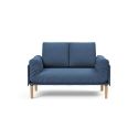 Divano letto singolo sfoderabile Rollo - 537 Bouclé Blue