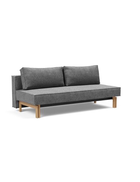 Divano letto alla francese Sly Wood - 563 Twist Charcoal