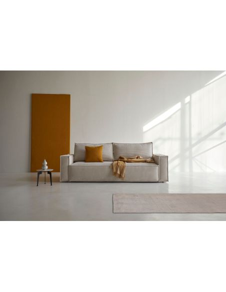 Divano letto matrimoniale Newilla - 594 Corduroy Ivory