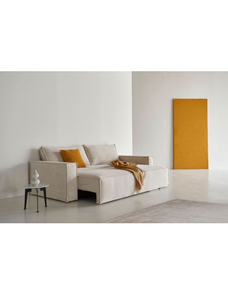 Divano letto matrimoniale Newilla - 594 Corduroy Ivory