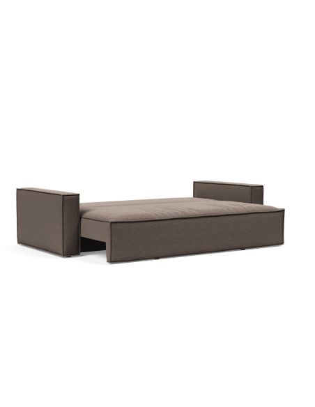 Divano letto matrimoniale Newilla - 530 Bouclé Taupe