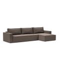 Divano letto matrimoniale Newilla - 530 Bouclé Taupe