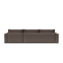 Divano letto matrimoniale Newilla - 530 Bouclé Taupe