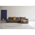 Divano letto matrimoniale Newilla - 530 Bouclé Taupe