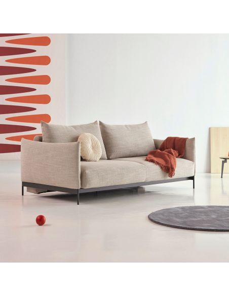 Divano letto matrimoniale Malloy - 579 Kenya Gravel
