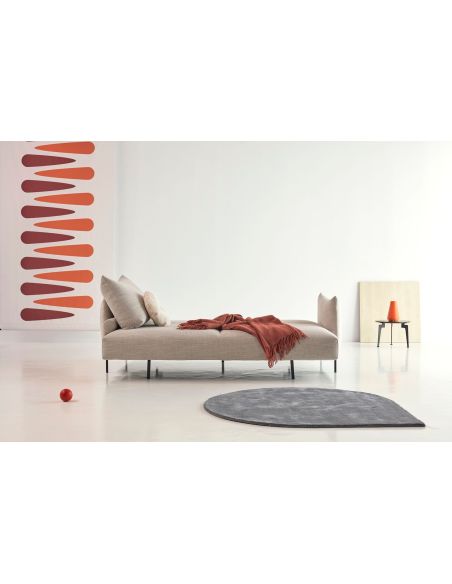 Divano letto matrimoniale Malloy - 579 Kenya Gravel Divano letto matrimoniale Malloy - 579 Kenya Gravel